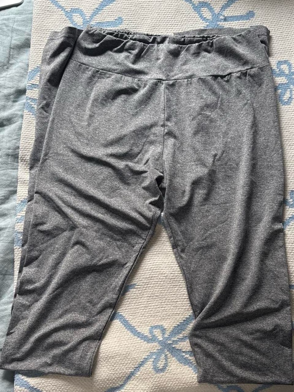 Grey stacked leggings